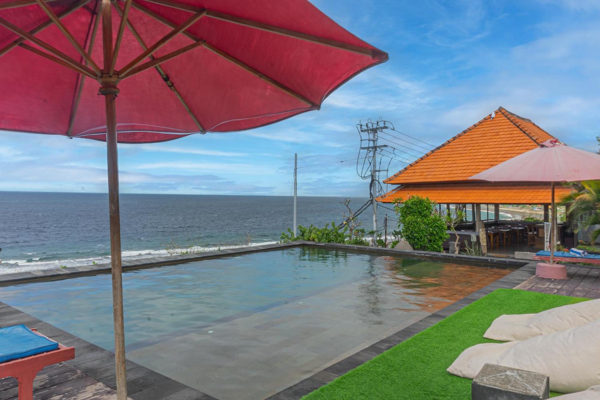 Manta Cottages With Sea View Batununggul Exteriér fotografie